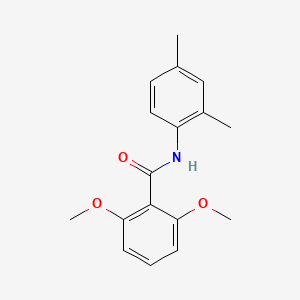 molecular formula C17H19NO3 B5622753 N-(2,4-dimethylphenyl)-2,6-dimethoxybenzamide 