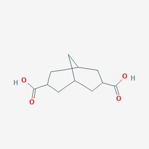molecular formula C11H16O4 B056228 Bicyclo[3.3.1]nonane-3,7-dicarboxylic acid CAS No. 6221-58-5
