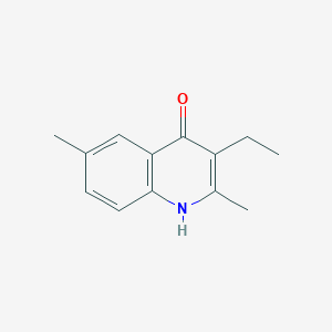 molecular formula C13H15NO B5622891 3-ethyl-2,6-dimethyl-4-quinolinol 