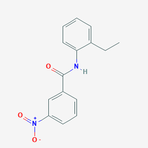 molecular formula C15H14N2O3 B5622898 N-(2-乙基苯基)-3-硝基苯甲酰胺 