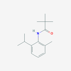 molecular formula C15H23NO B5623060 N-(2-isopropyl-6-methylphenyl)-2,2-dimethylpropanamide 