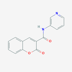 molecular formula C15H10N2O3 B5623080 2-oxo-N-3-pyridinyl-2H-chromene-3-carboxamide 