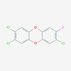 molecular formula C12H4Cl3IO2 B056231 2-Iodo-3,7,8-trichlorodibenzo-4-dioxin CAS No. 112317-17-6