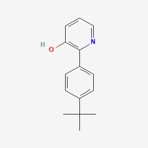 molecular formula C15H17NO B5623110 2-(4-tert-butylphenyl)-3-pyridinol CAS No. 30766-31-5