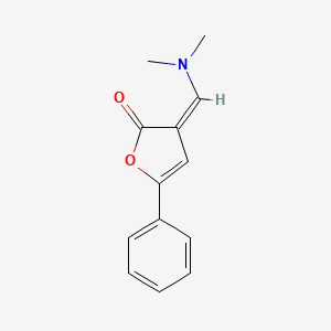 molecular formula C13H13NO2 B5623182 3-[(dimethylamino)methylene]-5-phenyl-2(3H)-furanone 