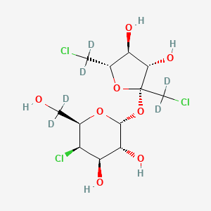 molecular formula C12H13Cl3D6O8 B562330 Sucralose-d6 CAS No. 1459161-55-7