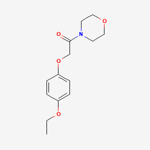 molecular formula C14H19NO4 B5623336 4-[(4-ethoxyphenoxy)acetyl]morpholine 