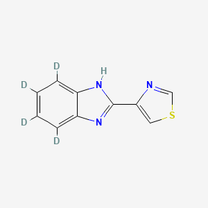molecular formula C10H7N3S B562337 噻苯达唑-d4（主要） CAS No. 1190007-20-5