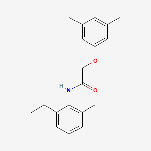 molecular formula C19H23NO2 B5623398 2-(3,5-dimethylphenoxy)-N-(2-ethyl-6-methylphenyl)acetamide 