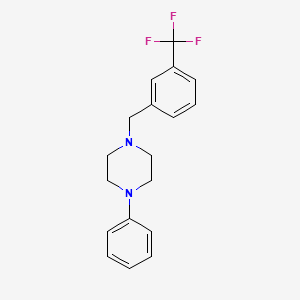 1-phenyl-4-[3-(trifluoromethyl)benzyl]piperazine