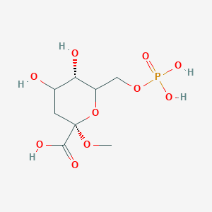 molecular formula C8H15O10P B562350 3-脱氧-D-阿拉伯糖-庚吡喃糖苷-7-磷酸甲酯 CAS No. 91382-81-9