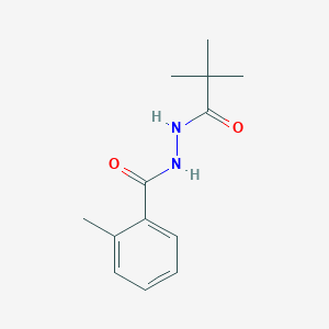 N'-(2,2-dimethylpropanoyl)-2-methylbenzohydrazide