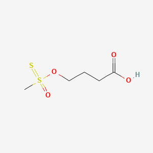 molecular formula C5H10O4S2 B562357 3-羧基丙基甲硫酸甲酯 CAS No. 92953-15-6