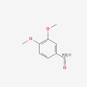 molecular formula C9H10O3 B562361 3,4-二甲氧基[7-13C]-苯甲醛 CAS No. 1173022-44-0