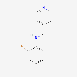 molecular formula C12H11BrN2 B5623616 (2-bromophenyl)(4-pyridinylmethyl)amine 