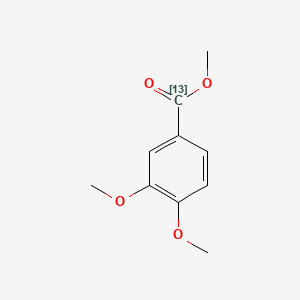 molecular formula C10H12O4 B562363 Methyl 3,4-Dimethoxy[7-13C]-benzoate CAS No. 1189921-34-3