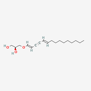 molecular formula C18H30O3 B562364 Raspailyne B CAS No. 110600-73-2