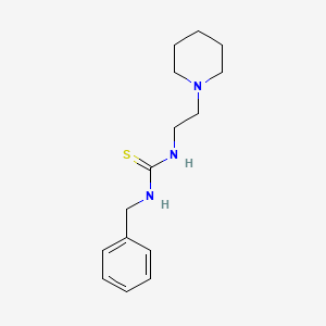 molecular formula C15H23N3S B5623647 N-benzyl-N'-[2-(1-piperidinyl)ethyl]thiourea CAS No. 337310-83-5