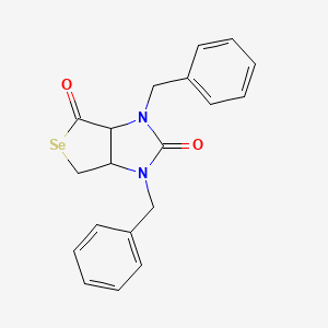 molecular formula C19H18N2O2Se B562368 1,3-二苄基二氢-1H-硒烯并[3,4-d]咪唑-2,4-(3H,3aH)二酮 CAS No. 1185143-93-4