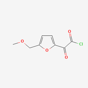 molecular formula C8H7ClO4 B562378 [5-(Methoxymethyl)furan-2-yl](oxo)acetyl chloride CAS No. 107747-90-0