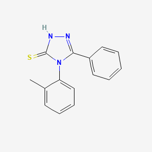 molecular formula C15H13N3S B5624077 4-(2-methylphenyl)-5-phenyl-4H-1,2,4-triazole-3-thiol 