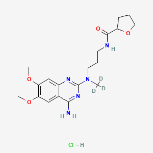 molecular formula C19H28ClN5O4 B562410 Alfuzosin-d3盐酸盐 CAS No. 1216383-97-9