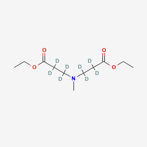 molecular formula C11H21NO4 B562420 二-β-羧乙氧基-d8-甲胺 CAS No. 1189723-57-6