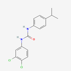 molecular formula C16H16Cl2N2O B5624208 N-(3,4-dichlorophenyl)-N'-(4-isopropylphenyl)urea CAS No. 29771-70-8