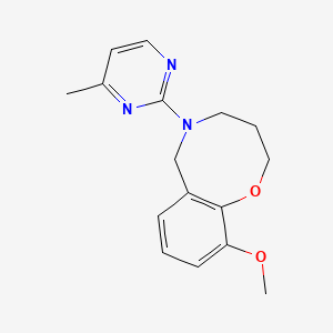 10-methoxy-5-(4-methylpyrimidin-2-yl)-3,4,5,6-tetrahydro-2H-1,5-benzoxazocine