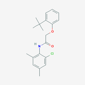 2-(2-tert-butylphenoxy)-N-(2-chloro-4,6-dimethylphenyl)acetamide