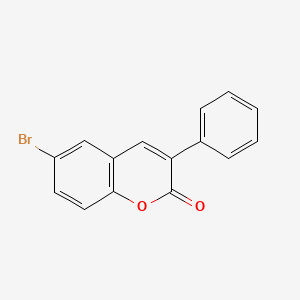 molecular formula C15H9BrO2 B5624478 6-bromo-3-phenyl-2H-chromen-2-one 