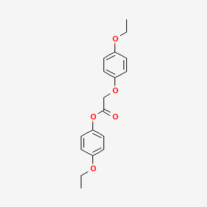 molecular formula C18H20O5 B5624492 4-ethoxyphenyl (4-ethoxyphenoxy)acetate 