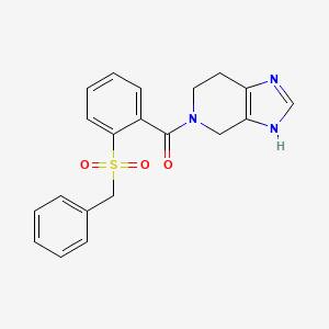 5-[2-(benzylsulfonyl)benzoyl]-4,5,6,7-tetrahydro-1H-imidazo[4,5-c]pyridine