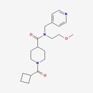 1-(cyclobutylcarbonyl)-N-(2-methoxyethyl)-N-(4-pyridinylmethyl)-4-piperidinecarboxamide