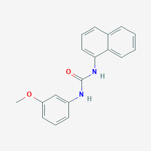 molecular formula C18H16N2O2 B5624587 N-(3-methoxyphenyl)-N'-1-naphthylurea 