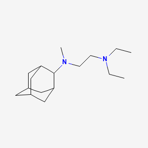 molecular formula C17H32N2 B5624662 2-adamantyl[2-(diethylamino)ethyl]methylamine 