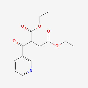 Diethyl 2-(pyridine-3-carbonyl)butanedioate