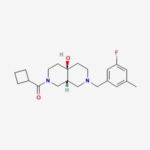 (4aR*,8aR*)-2-(cyclobutylcarbonyl)-7-(3-fluoro-5-methylbenzyl)octahydro-2,7-naphthyridin-4a(2H)-ol