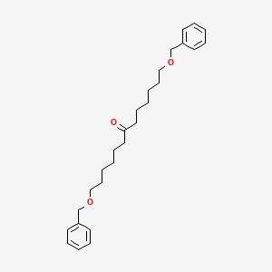 molecular formula C27H38O3 B562476 1,13-Bisbenzyloxy-7-tridecanone CAS No. 1217082-18-2