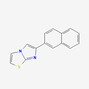 molecular formula C15H10N2S B5624768 6-(2-naphthyl)imidazo[2,1-b][1,3]thiazole 