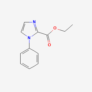 molecular formula C12H12N2O2 B562487 Ethyl 1-phenyl-1h-imidazole-2-carboxylate CAS No. 104996-63-6