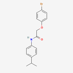 molecular formula C17H18BrNO2 B5624871 2-(4-bromophenoxy)-N-(4-isopropylphenyl)acetamide 