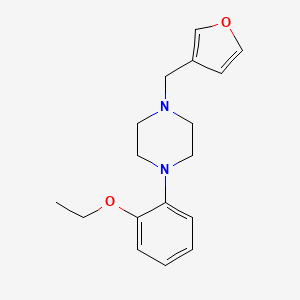 molecular formula C17H22N2O2 B5624875 1-(2-ethoxyphenyl)-4-(3-furylmethyl)piperazine 