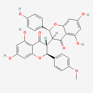 molecular formula C31H24O10 B562488 四国宁 C CAS No. 159813-69-1