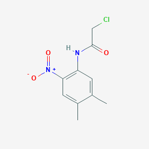 B056249 2-chloro-N-(4,5-dimethyl-2-nitrophenyl)acetamide CAS No. 114741-31-0
