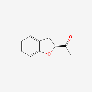 B562493 (S)-1-(2,3-Dihydrobenzofuran-2-yl)ethanone CAS No. 104518-93-6