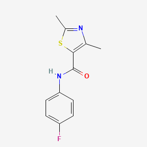 N-(4-fluorophenyl)-2,4-dimethyl-1,3-thiazole-5-carboxamide