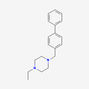 1-(4-biphenylylmethyl)-4-ethylpiperazine