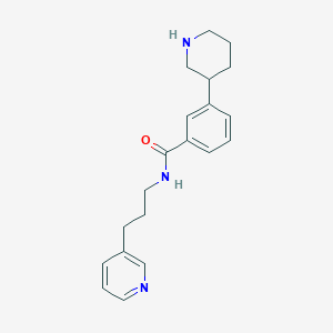 molecular formula C20H25N3O B5625082 3-piperidin-3-yl-N-(3-pyridin-3-ylpropyl)benzamide 
