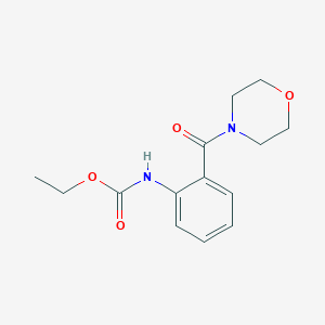molecular formula C14H18N2O4 B5625177 ethyl [2-(4-morpholinylcarbonyl)phenyl]carbamate 